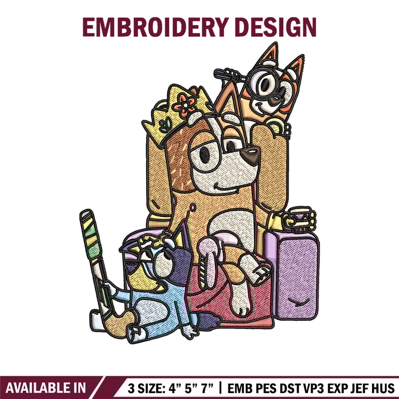 Mom bluey bingo Embroidery, Bluey cartoon Embroidery, Embroidery File, cartoon design, cartoon shirt, Digital download..jpg