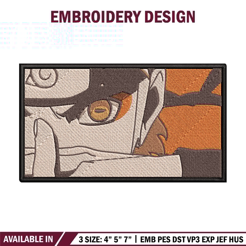 Naruto eyes embroidery design, Naruto embroidery, logo design, anime design, anime shirt, Digital download.jpg