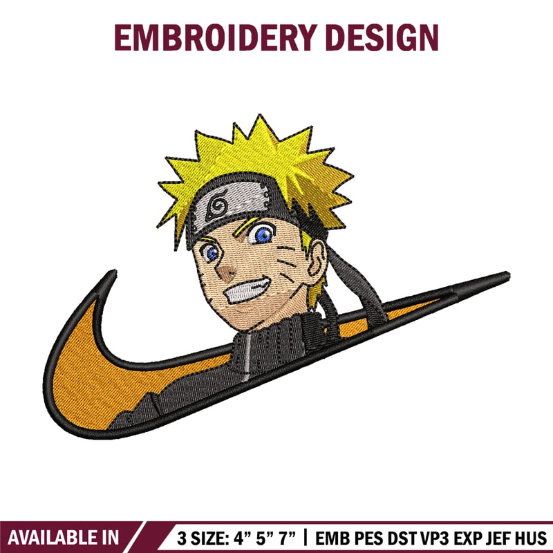 Naruto smile Nike embroidery design, Naruto embroidery, Nike design, anime design, anime shirt, Digital download.jpg
