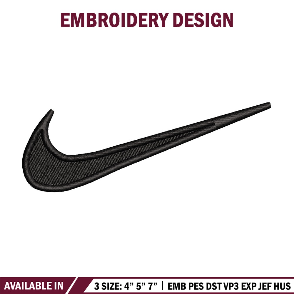 Nike black embroidery design, Nike embroidery, Nike design, Embroidery shirt, Embroidery file, Digital download.jpg