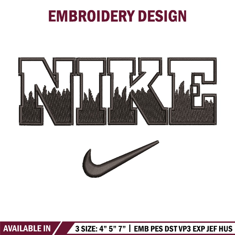 Nike black flame embroidery design, Nike embroidery, Nike design, Embroidery shirt, Embroidery file, Digital download.jpg