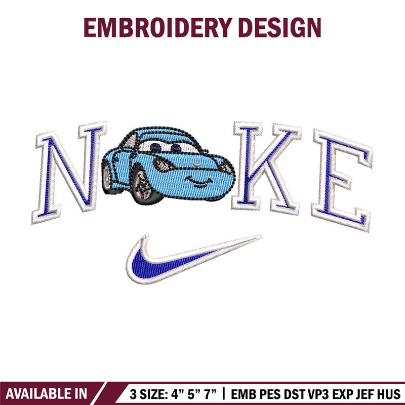 Nike blue mcqueen embroidery design, Mcqueen embroidery, Nike design, Embroidery shirt, Embroidery file,Digital download.jpg