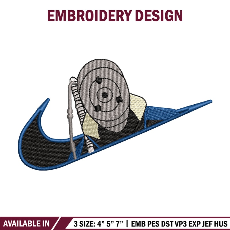 Nike Obito embroidery design, Naruto embroidery, Nike design, anime design, anime shirt, Digital download.jpg