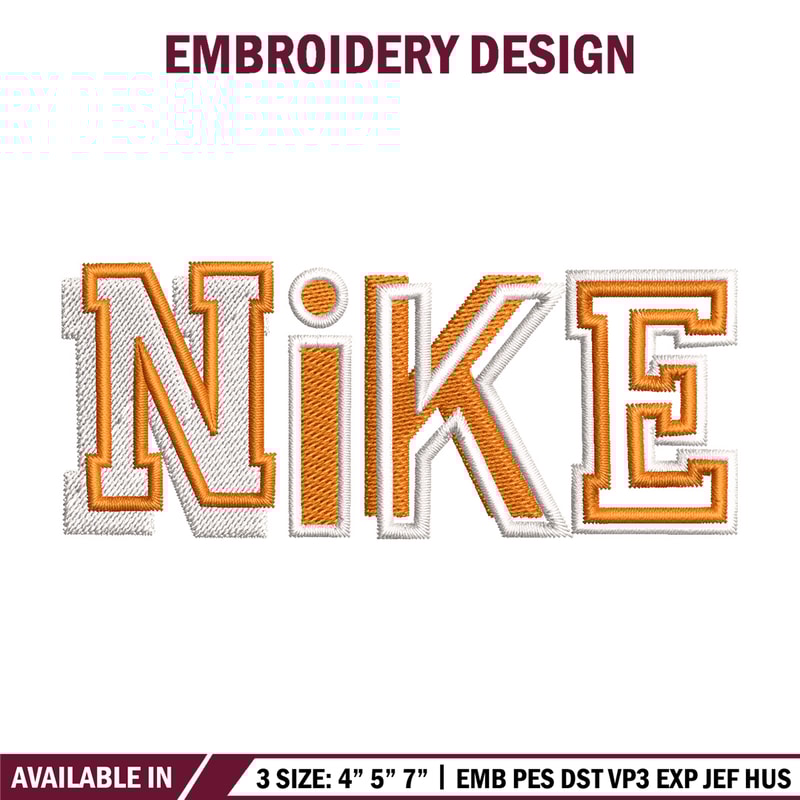Nike orange logo embroidery design, Nike embroidery, Nike design, Embroidery shirt, Embroidery file,Digital download.jpg