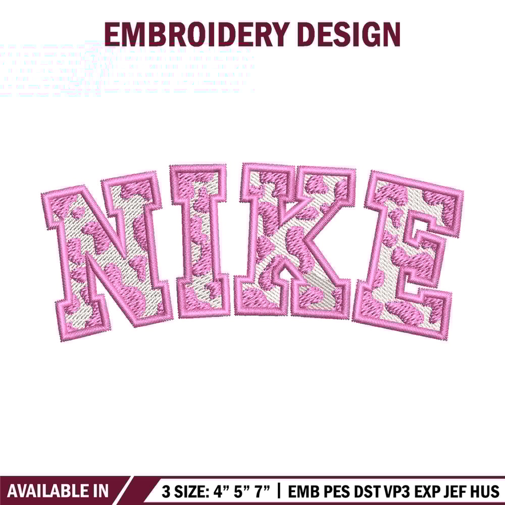 Nike pink color Embroidery Design, Brand Embroidery, Nike Embroidery, Embroidery File, Logo shirt, Digital download.jpg