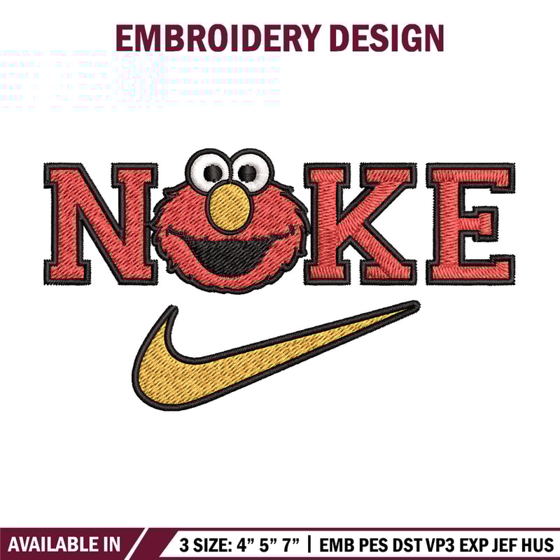 Nike red cartoon Embroidery Design, Nike Embroidery, Brand Embroidery, Embroidery File, Logo shirt, Digital download..jpg
