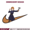 Nobara x nike Embroidery Design, Jujutsu Embroidery, Embroidery File, Nike Embroidery, Anime shirt, Digital download.jpg