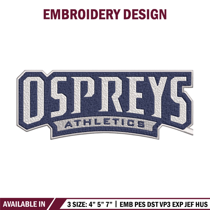 North Florida college embroidery design, College embroidery, Sport embroidery, logo sport embroidery, Embroidery design.jpg