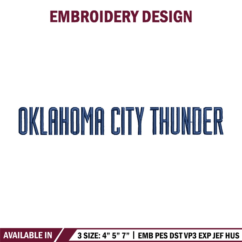 Oklahoma City Thunder logo embroidery design, NBA embroidery, Sport embroidery, Embroidery design,Logo sport embroidery.jpg