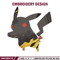 Pikachu poster Embroidery Design, Pokemon Embroidery, Embroidery File, Anime Embroidery, Anime shirt, Digital download..jpg