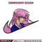 Shikimori san Nike embroidery design, Shikimori san embroidery, nike design, anime design, anime shirt, Digital download.jpg