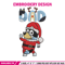 Bandit dad Embroidery Design, Bluey Embroidery, Embroidery File, Chrismas Embroidery, Anime shirt, Digital download.jpg