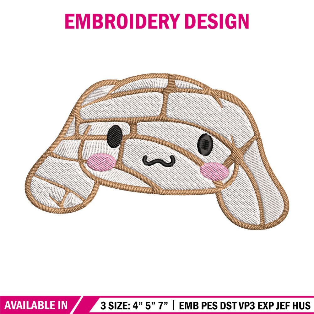 Cinnamoroll Mummy Embroidery Design, Cinnamoroll cartoon Embroidery, Embroidery File, Cartoon shirt, Digital download..jpg