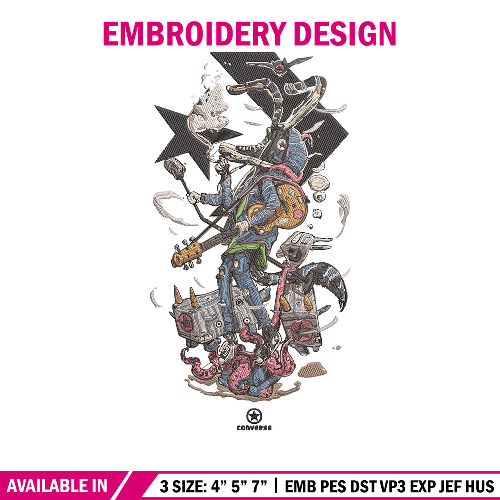 Converse logo Embroidery Design, Converse Embroidery, Embroidery File, Anime Embroidery, Anime shirt, Digital download.jpg