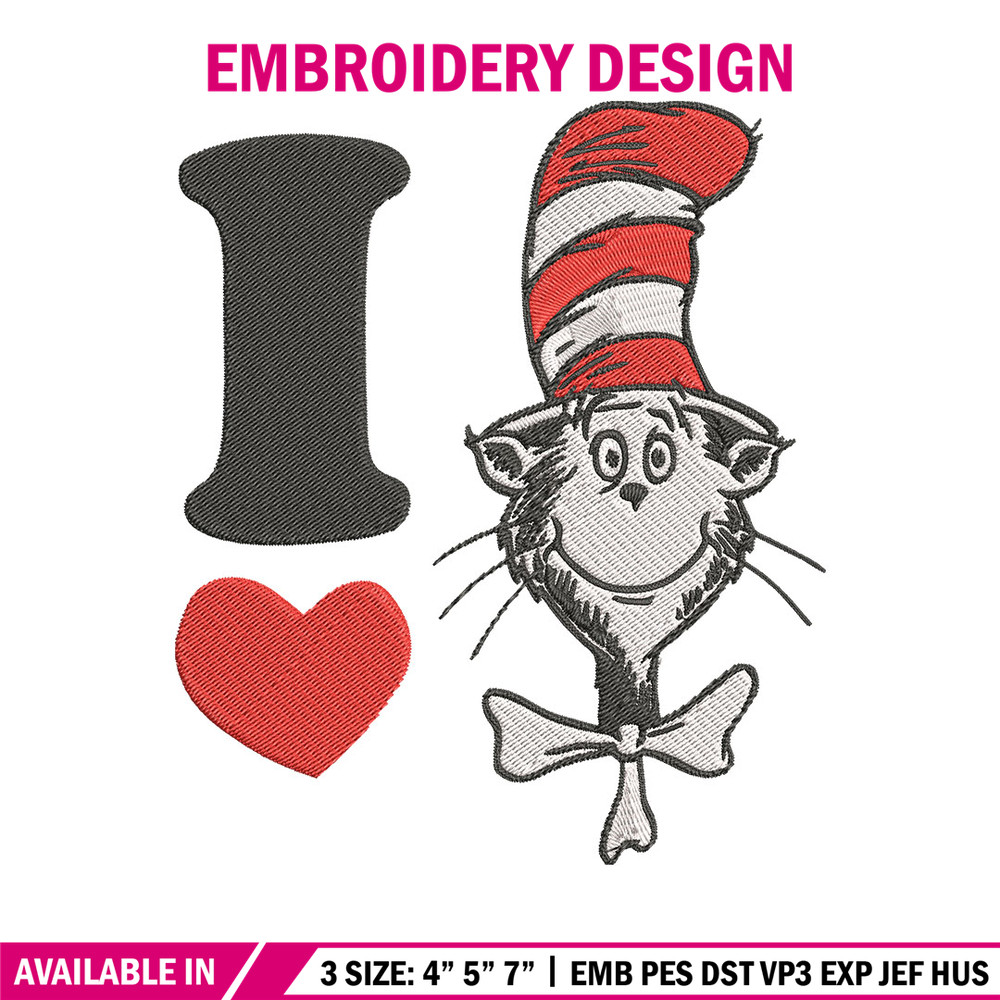 Dr seuss Love Embroidery Design, Dr seuss Embroidery, Embroidery File, logo shirt, Embroidery logo, Digital download..jpg
