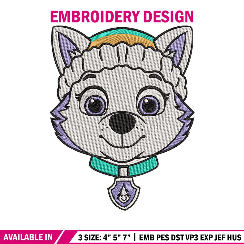Everest Dog Embroidery Design, Paw Patrol Embroidery, Embroidery File,Anime Embroidery, Anime shirt,Digital download.jpg