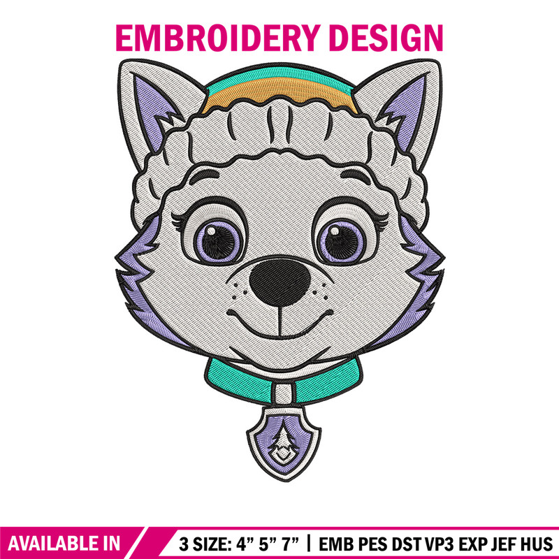 Everest Dog Embroidery Design, Paw Patrol Embroidery, Embroidery File,Anime Embroidery, Anime shirt,Digital download.jpg