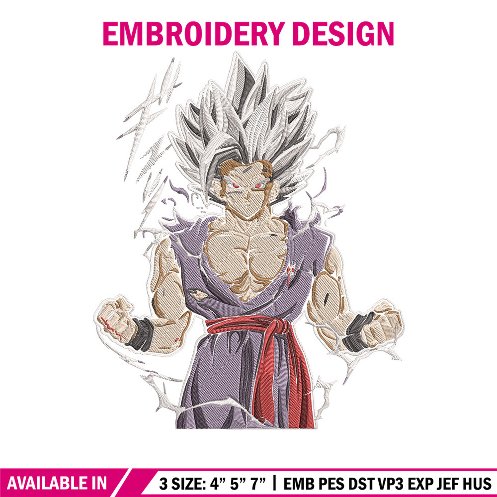 Goku Ultra form Embroidery Design, Dragonball Embroidery, Embroidery File, Anime Embroidery,Anime shirt,Digital download.jpg