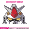 Gundam Peeker Embroidery Design, Gundam Embroidery, Embroidery File, Anime Embroidery, Anime shirt, Digital download..jpg