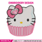 Hello Kitty cake Embroidery Design, Hello kitty Embroidery, Embroidery File, Anime Embroidery, Digital download.jpg