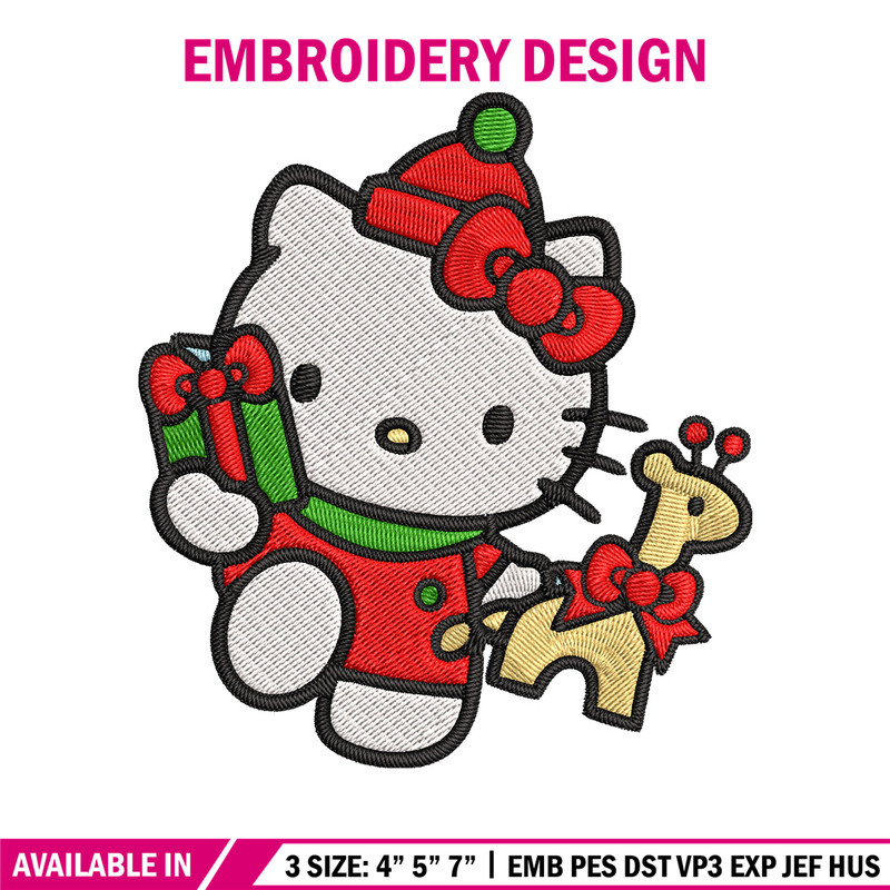 Hello kitty chrismas Embroidery Design,Kitty Embroidery,Embroidery File,Chrismas Embroidery,Anime shirt,Digital download.jpg