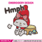 My Melody hmph Embroidery Design, Hello kitty Embroidery, Embroidery File, Anime Embroidery, Digital download.jpg