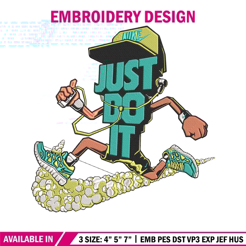 Nike just do it Embroidery Design, Logo Embroidery, Embroidery File, Nike Embroidery, Anime shirt, Digital download.jpg