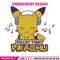 Pikachu cute Embroidery Design, Pokemon Embroidery, Embroidery File, Anime Embroidery, Anime shirt, Digital download.jpg