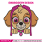 Skye dog Embroidery Design, Paw patrol Embroidery, Embroidery File, Anime Embroidery, Anime shirt, Digital download.jpg