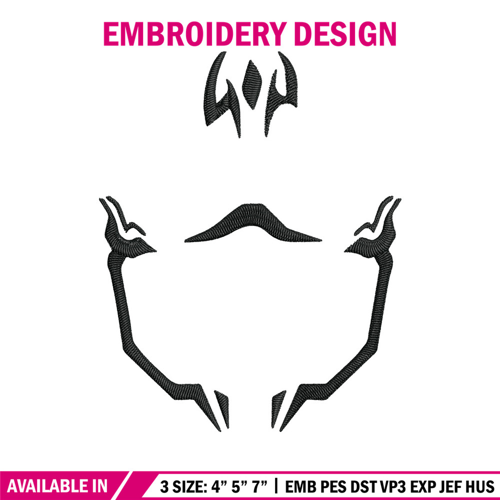 Sukuna Curses Embroidery Design, Jujutsu Embroidery, Embroidery File, Anime Embroidery, Anime shirt, Digital download.jpg