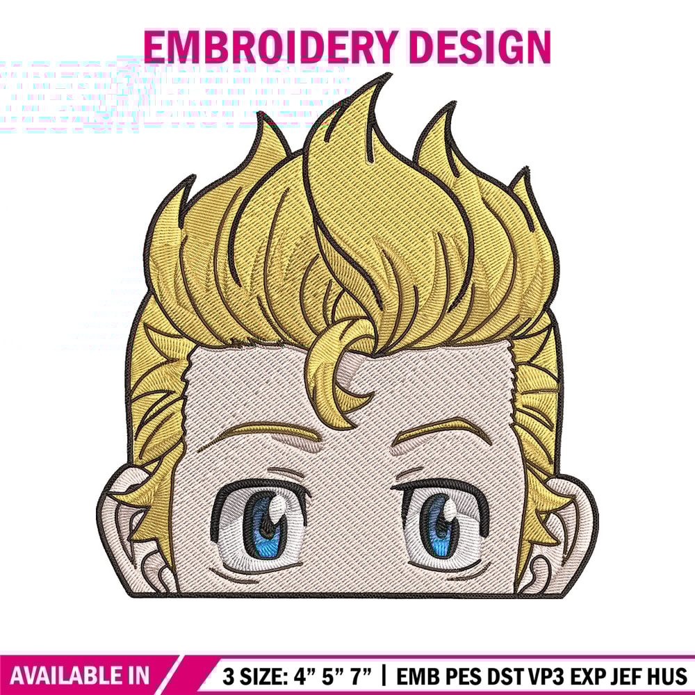 Takemichi Embroidery Design, Tokyo Revengers Embroidery, Embroidery File, Anime Embroidery,Anime shirt, Digital download.jpg