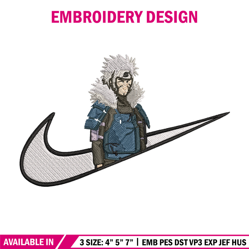 Tobirama x nike Embroidery Design, Naruto Embroidery, Embroidery File, Nike Embroidery, Anime shirt, Digital download.jpg
