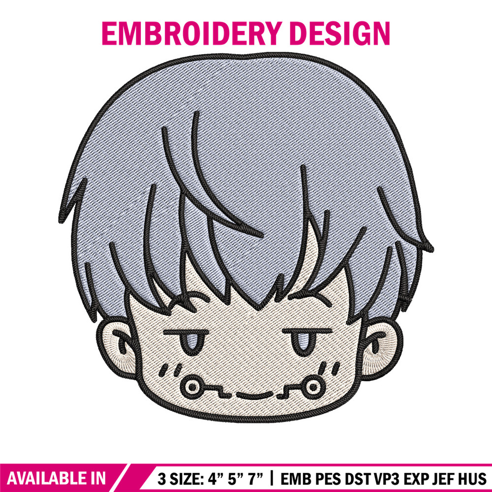 Toge chibi Embroidery Design, Jujutsu Embroidery, Embroidery File, Anime Embroidery, Anime shirt, Digital download.jpg