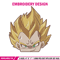 Vegeta peeker Embroidery Design, Dragonball Embroidery, Embroidery File, Anime Embroidery, Anime shirt,Digital download.jpg