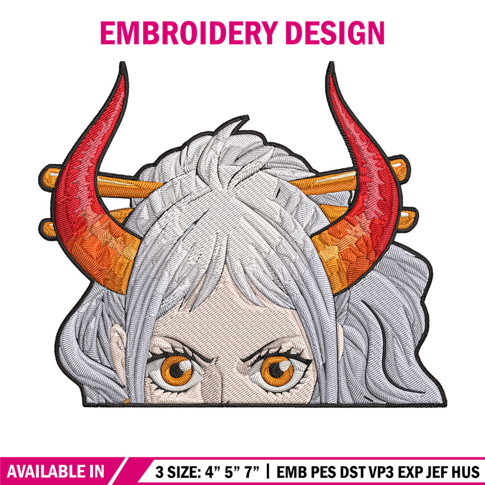 Yamato peeker Embroidery Design, One piece Embroidery, Embroidery File, Anime Embroidery,Anime shirt,Digital download.jpg