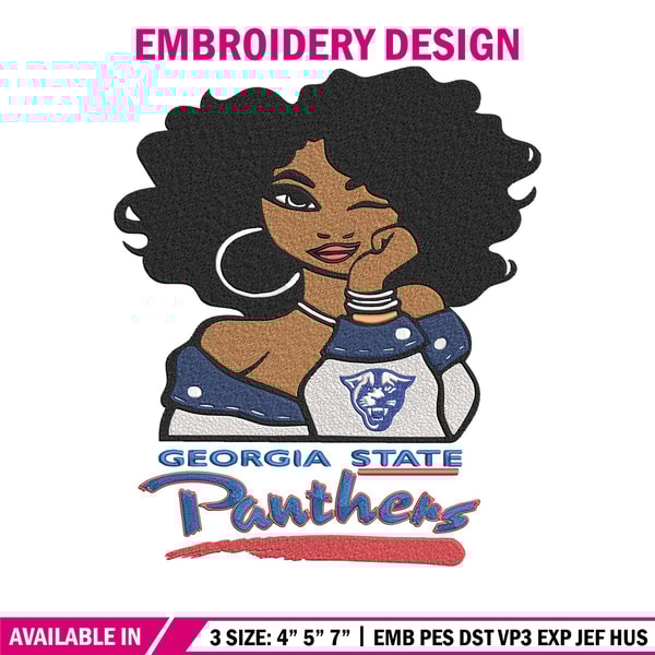 Georgia State girl embroidery design,NCAA embroidery, Sport embroidery,logo sport embroidery,Embroidery design.jpg