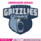 Memphis Grizzlies logo embroidery design, NBA embroidery, Sport embroidery,Embroidery design,Logo sport embroidery.jpg