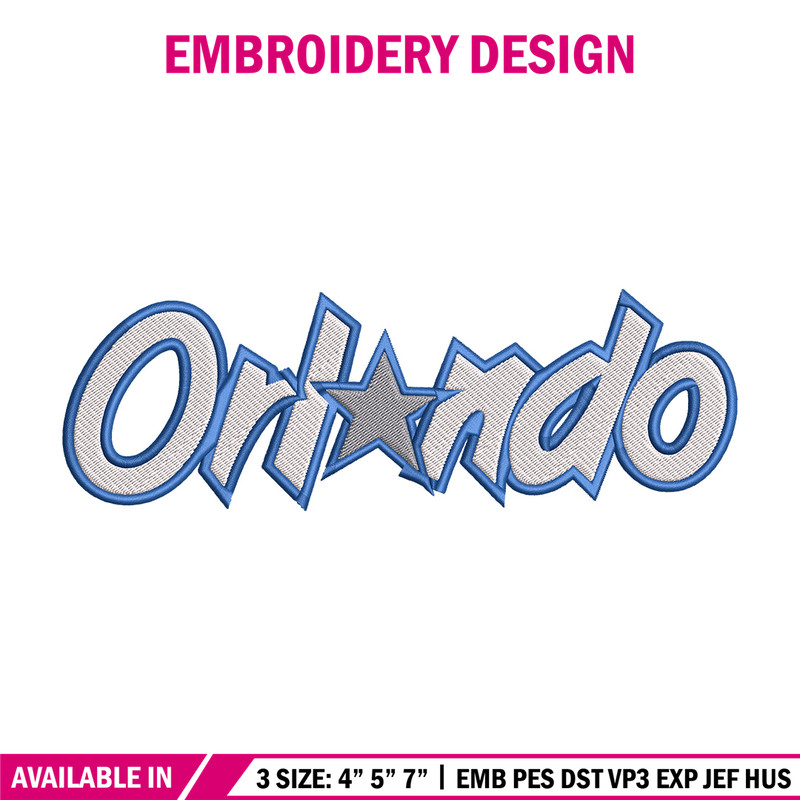 Orlando Magic logo embroidery design, NBA embroidery,Sport embroidery,Embroidery design, Logo sport embroidery.jpg