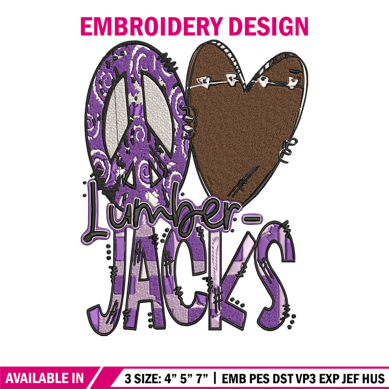 Peace Love embroidery design, Horror embroidery, Sport embroidery, logo embroidery, Embroidery design.jpg