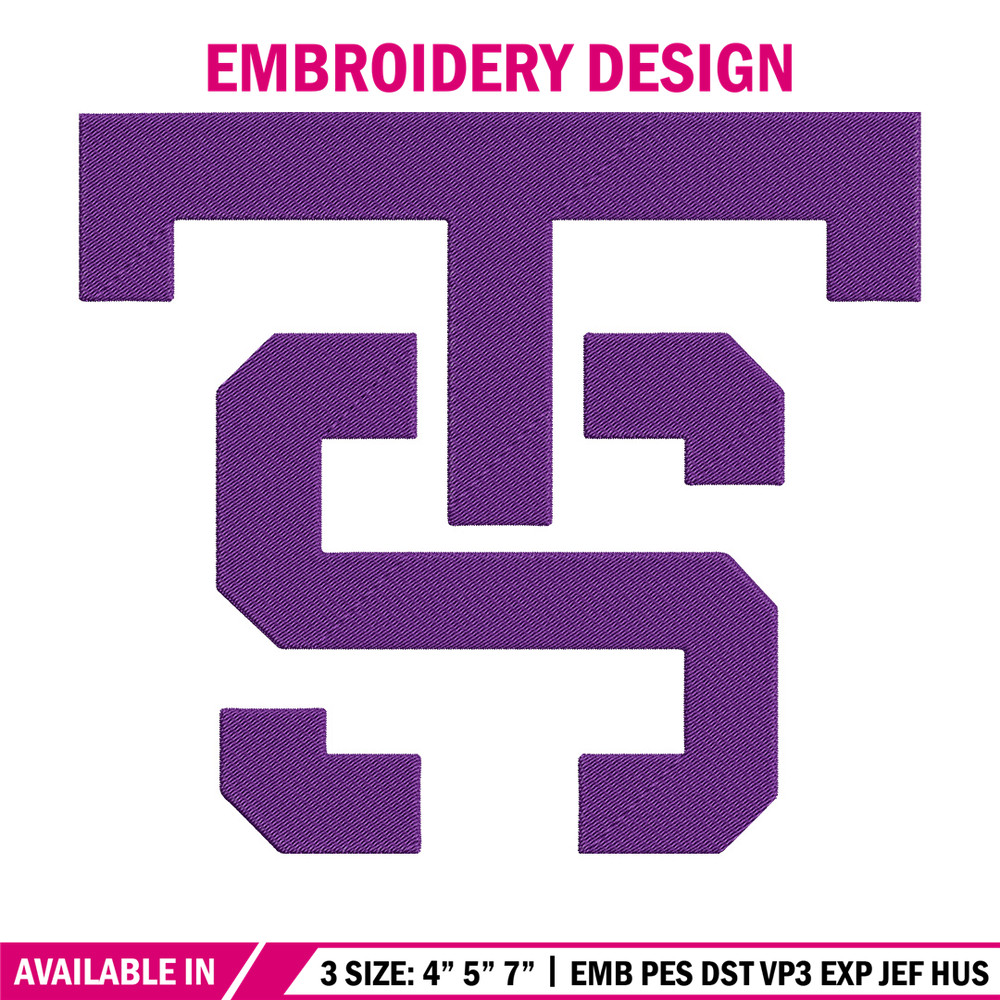 St. Thomas logo embroidery design,NCAA embroidery,Sport embroidery, Logo sport embroidery, Embroidery design..jpg