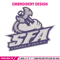 Stephen F Austin State logo embroidery design, NCAA embroidery, Sport embroidery,Logo sport embroidery,Embroidery design.jpg