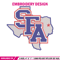 Stephen F. Austin logo embroidery design,NCAA embroidery,Embroidery design, Logo sport embroidery, Sport embroidery.jpg