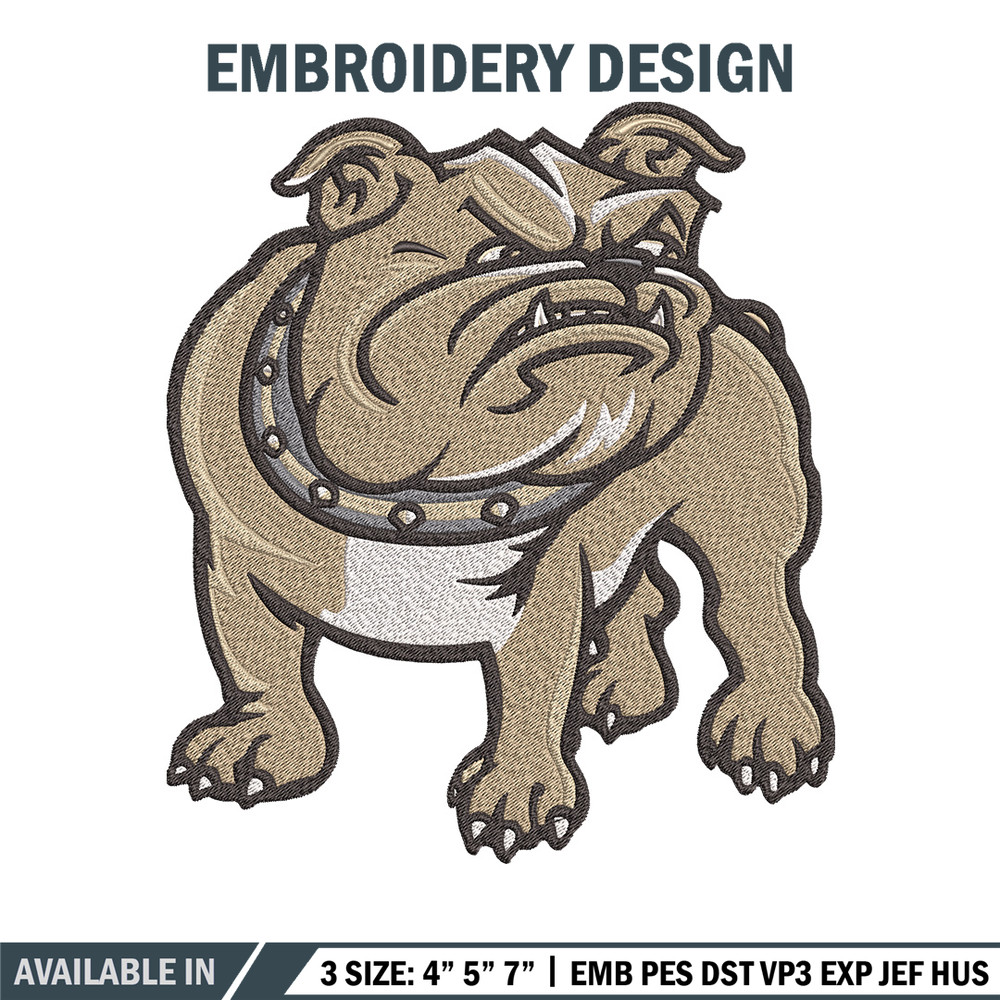 Azalea Bulldogs logo embroidery design, Football embroidery, Sport embroidery, logo sport embroidery,Embroidery design.jpg