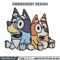 Bluey and Bingo Embroidery, Bluey Embroidery, Embroidery File, cartoon design, cartoon shirt, Digital download..jpg