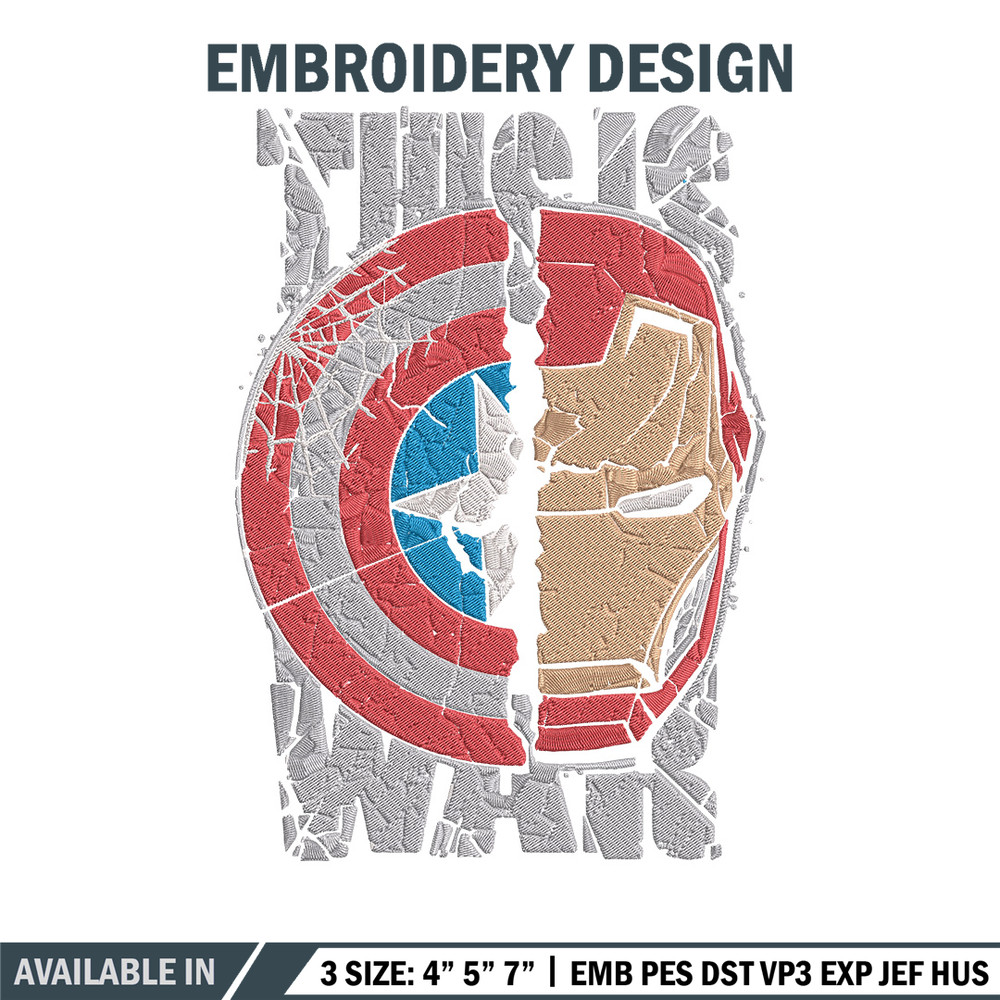 Captain x iron man Embroidery Design, Marvel Embroidery, Embroidery File, Anime Embroidery, Anime shirt,Digital download.jpg