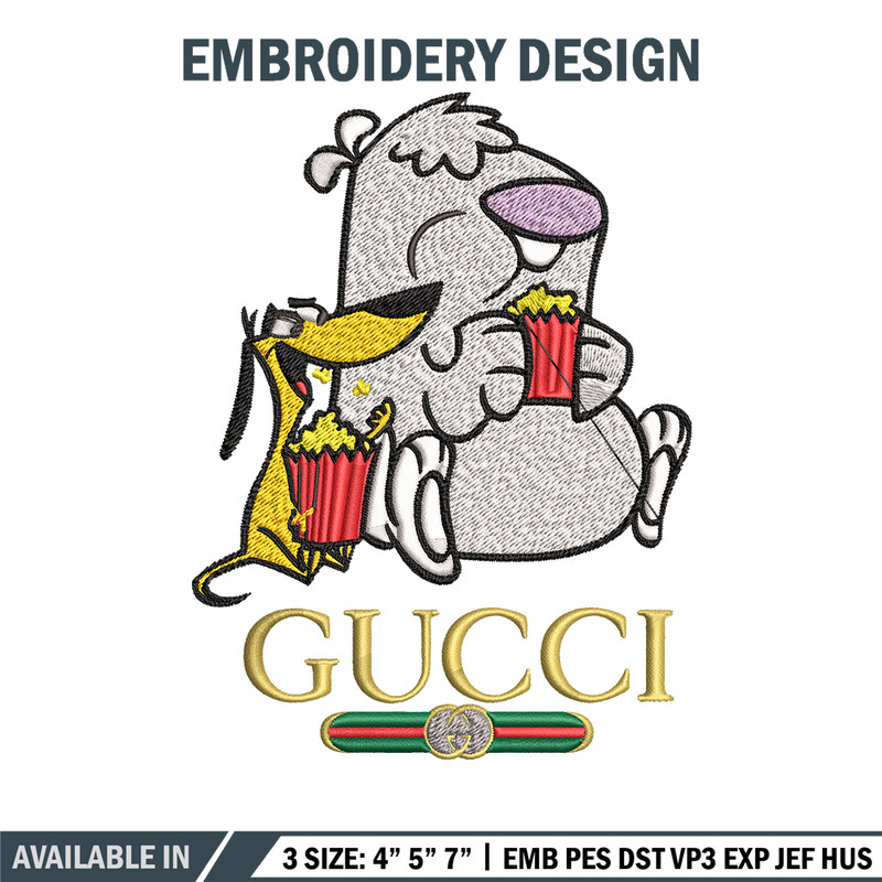 Cartoon Gucci Embroidery design, Cartoon Gucci Embroidery, cartoon design, Embroidery File, Gucci logo, Digital download.jpg