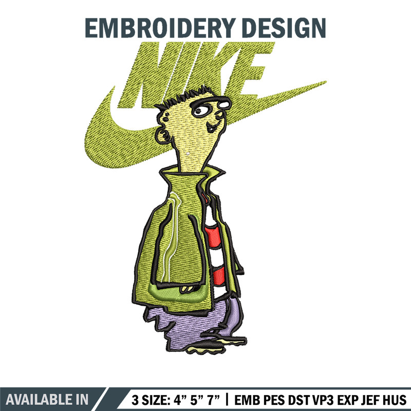 Cartoon Nike Embroidery design, Cartoon Embroidery, Nike design, Embroidery file, logo nike shirt, Instant download..jpg