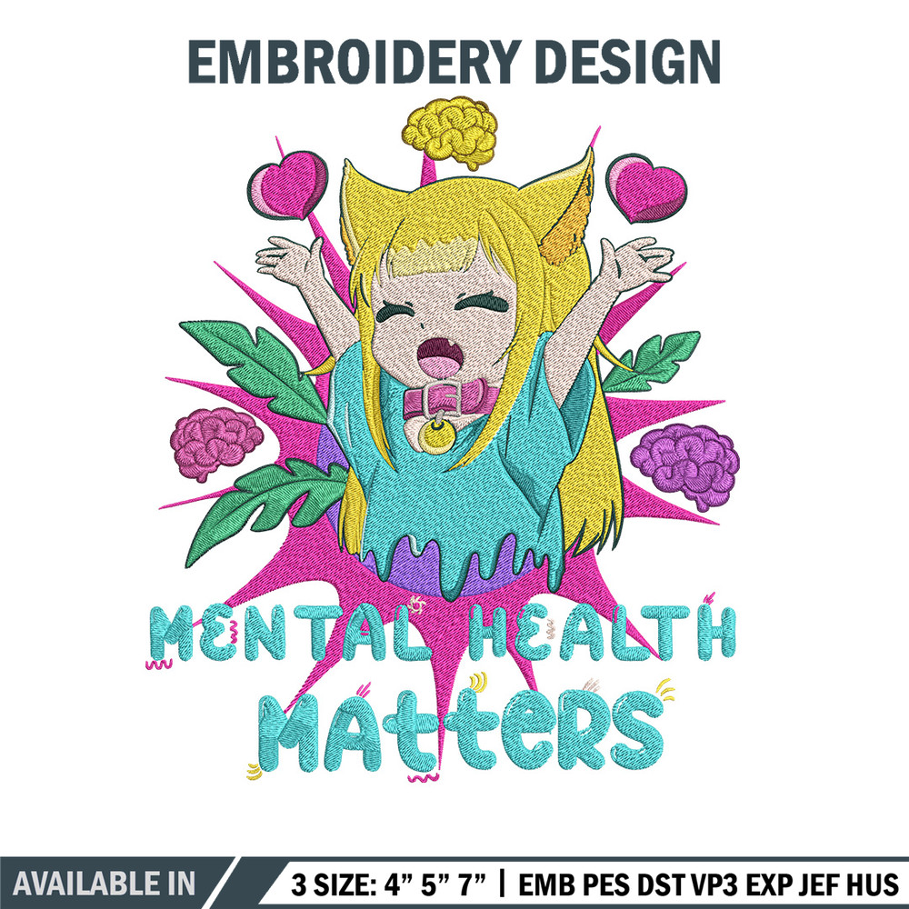 Cat girl cute Embroidery Design, Manga Embroidery, Embroidery File, Anime Embroidery, Anime shirt, Digital download.jpg