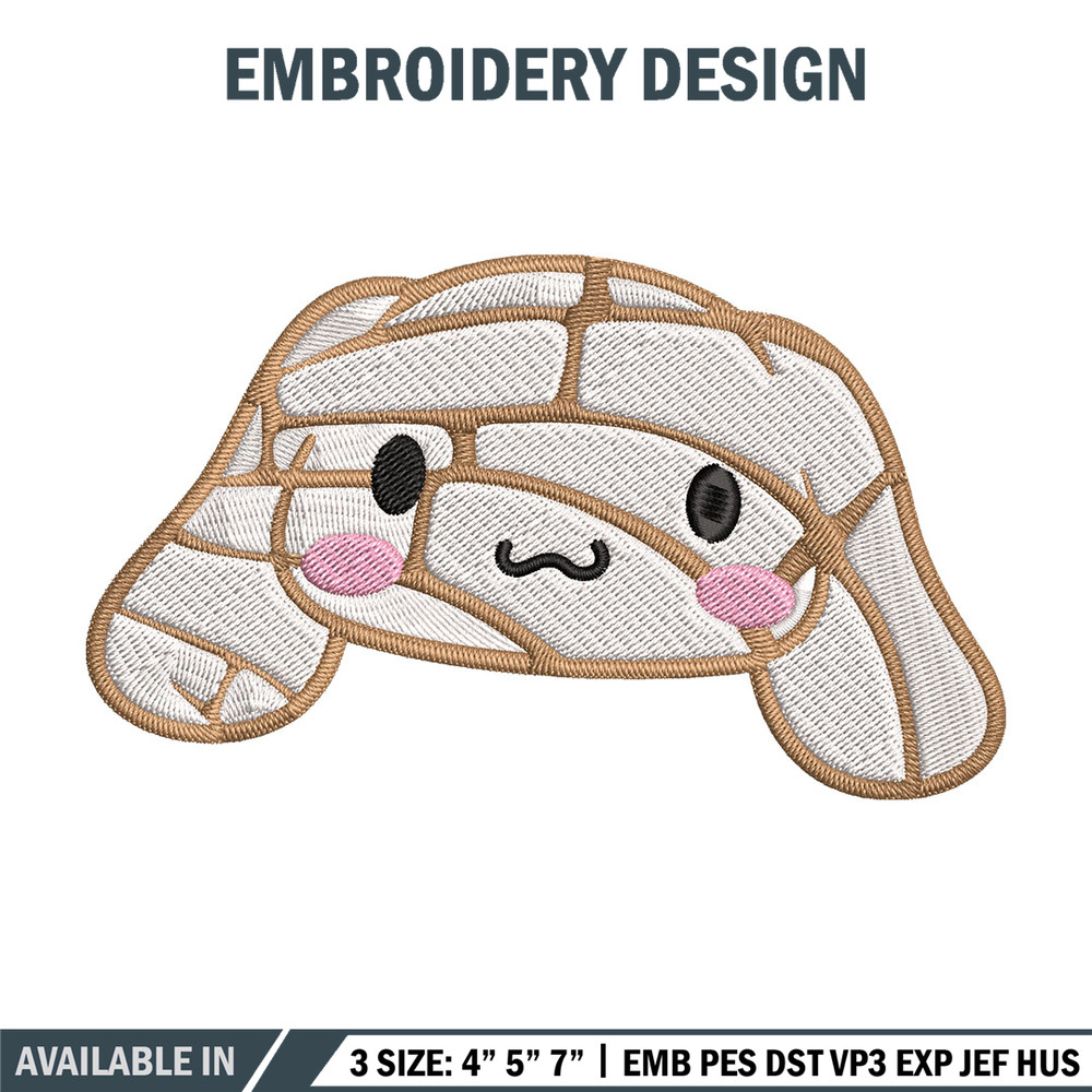 Cinnamoroll Mummy Embroidery Design, Cinnamoroll cartoon Embroidery, Embroidery File, Cartoon shirt, Digital download..jpg