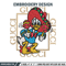 Daisy Donald Duck Gucci Embroidery design, Disney cartoon Embroidery, cartoon design, Embroidery File, Instant download..jpg